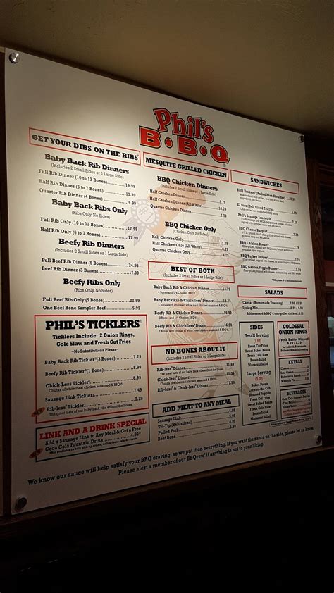 phil's bbq menu san marcos.